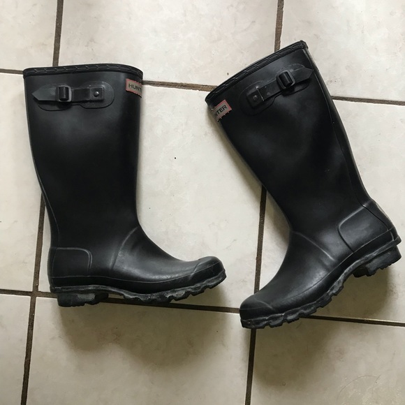 Hunter Shoes - Black Hunter rain boots